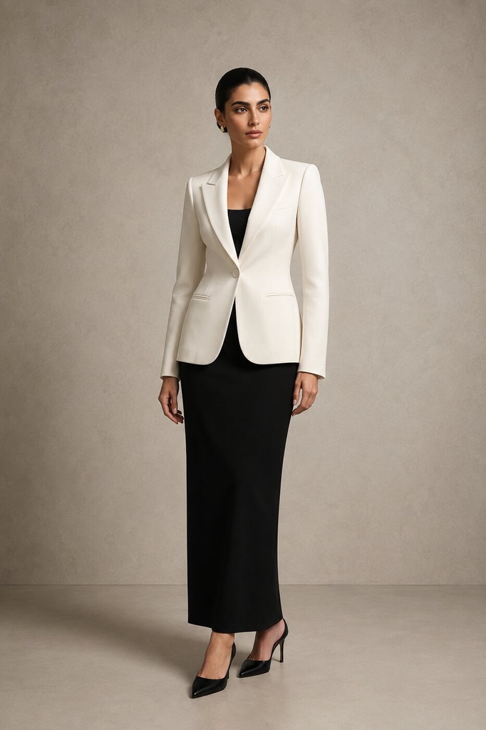 Wool Crêpe Jacket
